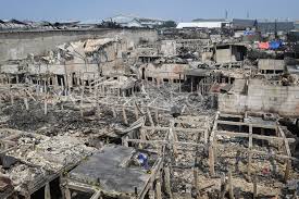 14 Rumah semi permanen terbakar di Kapuk Muara Jakarta Utara